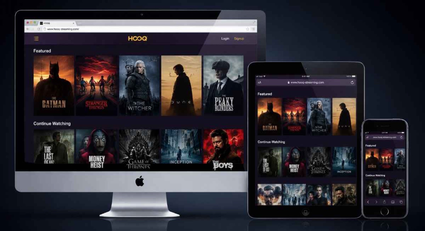 Servicio IPTV España reproduciéndose a la vez en Smart TV, tablet y móvil con películas y series en Full HD y 4K