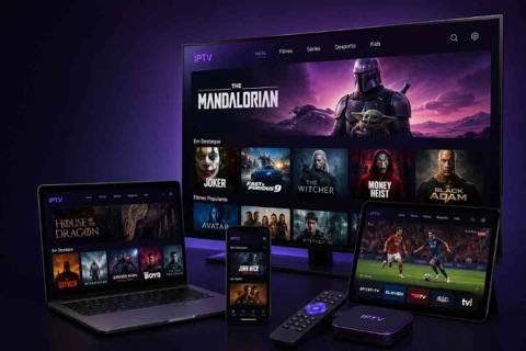 IPTV España funcionando en portátil, Smart TV, tablet, móvil y TV Box